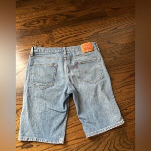 Levi's Men's Light Blue Jean Shorts